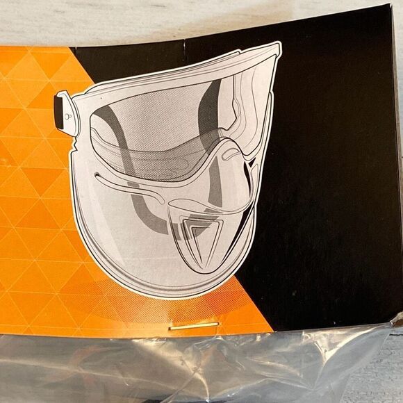 Kleenguard V90 Face Shield Goggles Blue Frame Clear Lens Anti-Fog #18629 New Pkg - Picture 3 of 6